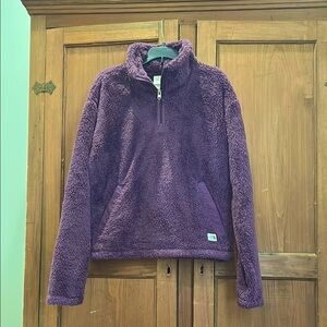North Face Purple Fleece Pullover